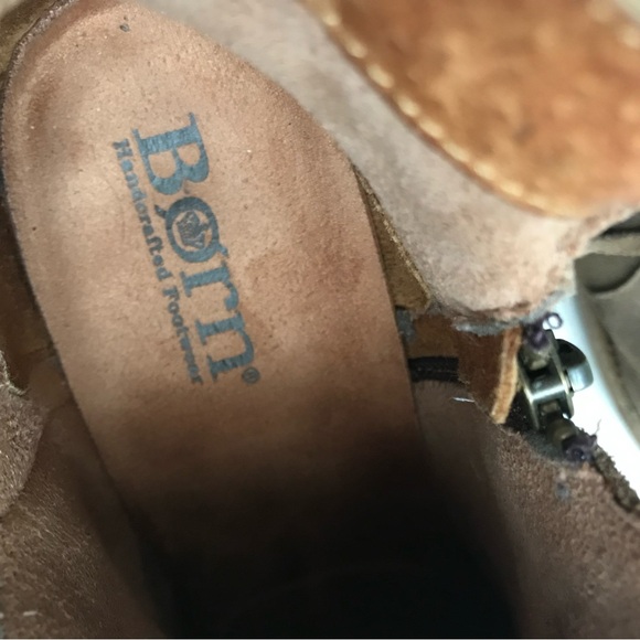 Born Boots Tarklin Ankle Boots Women's 10 Brown Suede Boho Gorpcore Outdoor - Picture 7 of 8